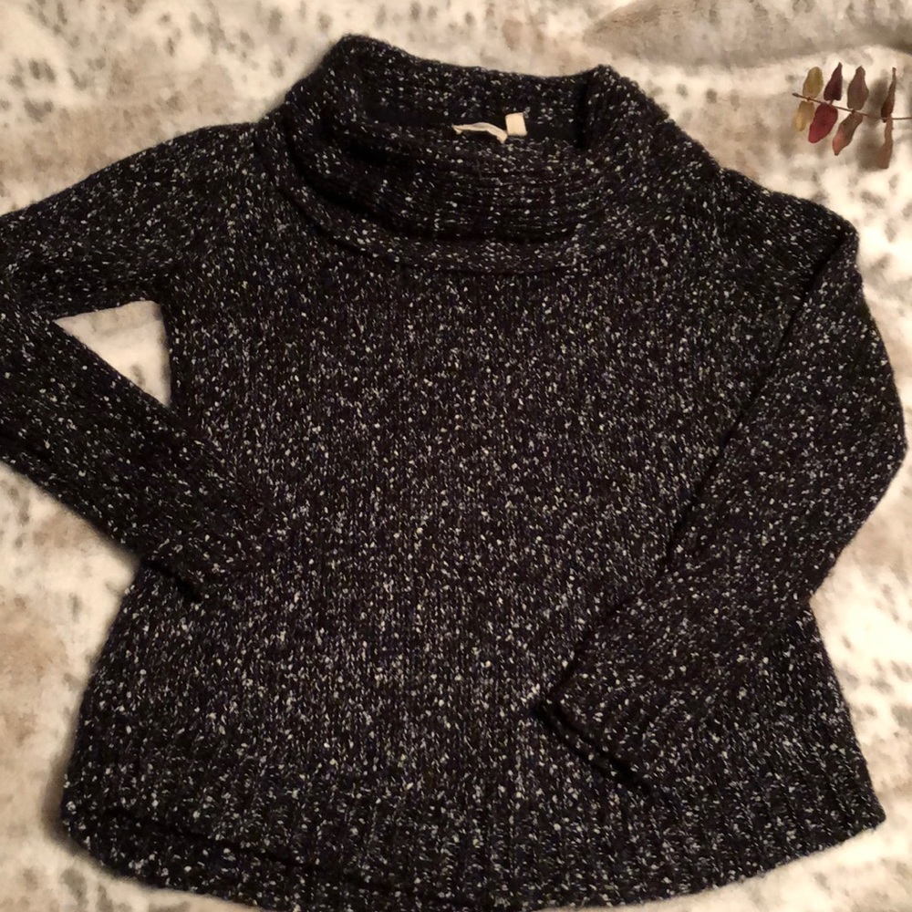 RETROD Black and white speckled chunky Sweater S